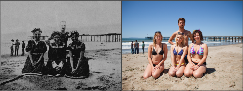 Ventura Pier and Beach Culture 1, Girls and Boys